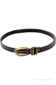 SkyWays Women Evening/Party, Casual Brown Artificial Leather Belt(BRN-02)